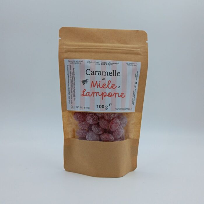 CARAMLampone Caramelle al MIELE e LAMPONE - immagine 1